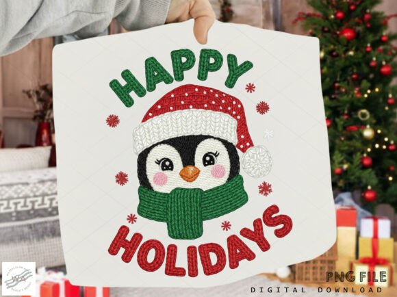 Download Happy Holidays Penguin PNG - Pen Collection