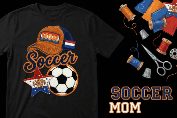 Download Soccer Mom Embroidery Design with Cap - Mom embroidery design Collection