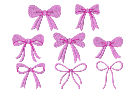 Download Beautiful Bow Embroidery Design Bundle - Beautiful Collection