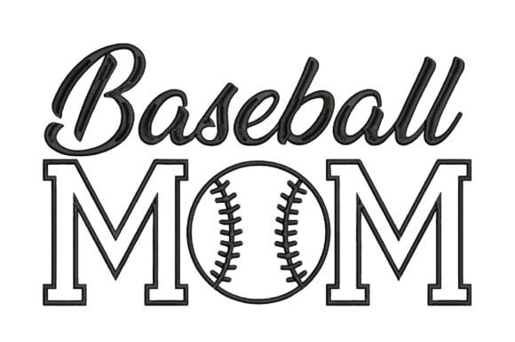 Download Baseball Mom Embroidery Design - Mom embroidery design Collection
